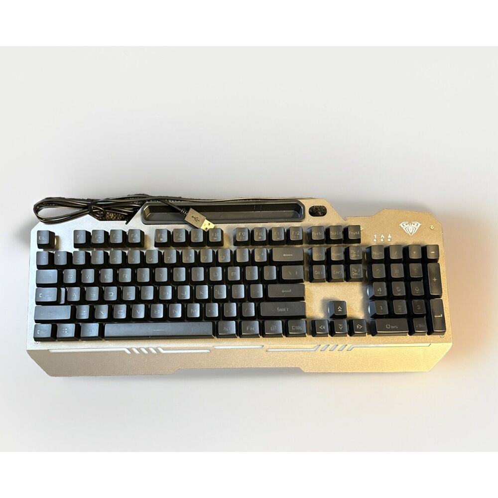 AULA Keyboard, T102 104 Keys Gaming Keyboard Wired No Box